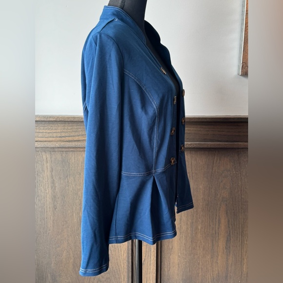 Ophelia Roe Adorable jacket with peplum style size medium - Picture 4 of 6